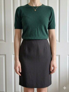 Sandra Angelozzi Black Skirt Size 38